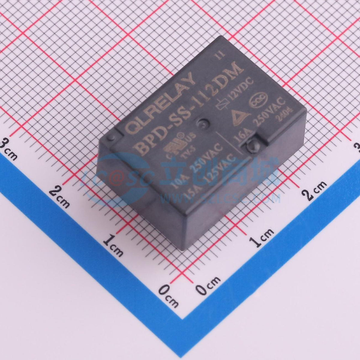 Rơ-le điện tử BPD-SS-112DM QLRELAY 12V THT,23x16mm - Techcore Việt Nam