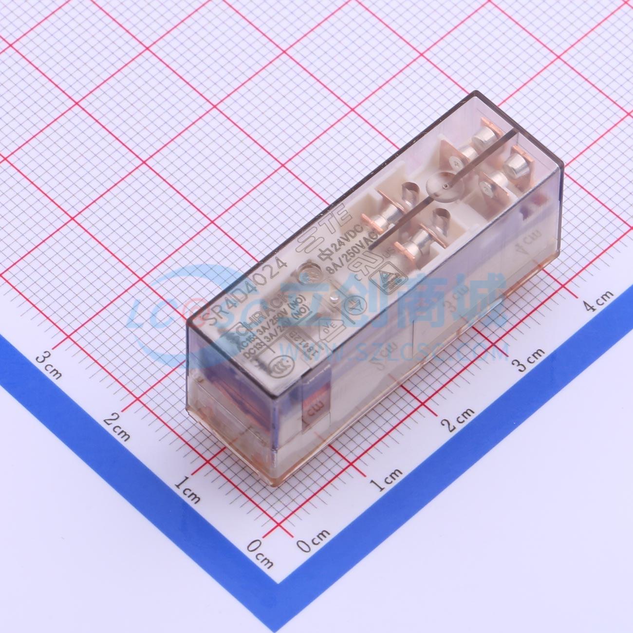 Rơ-le công suất 3-1415055-1 TE Connectivity 24V DIP,40x13mm - Techcore Việt Nam