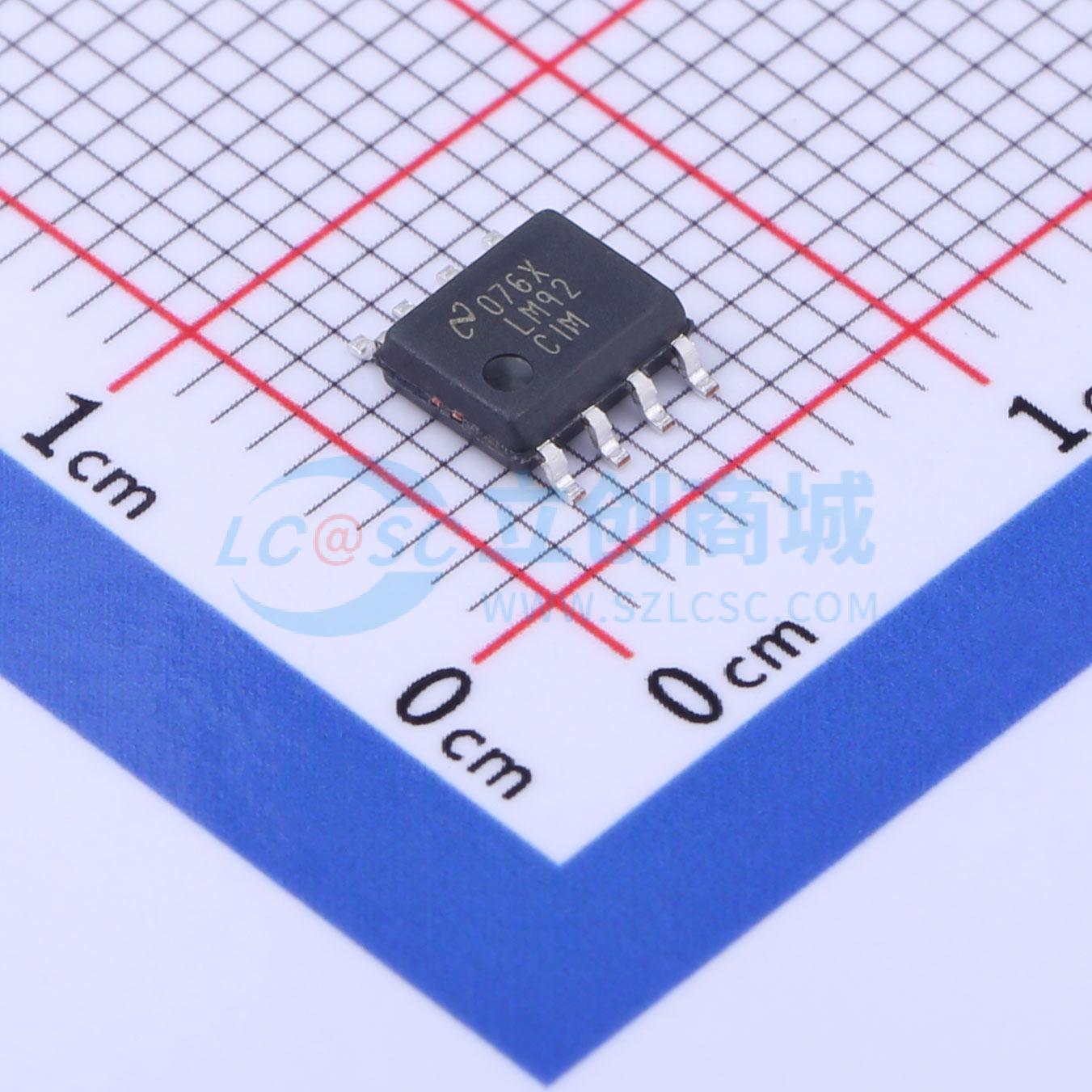 Cảm biến nhiệt độ LM92CIMX/NOPB TI SOIC-8 -55°C~+150°C 2.7V~5.5V - Techcore Việt Nam