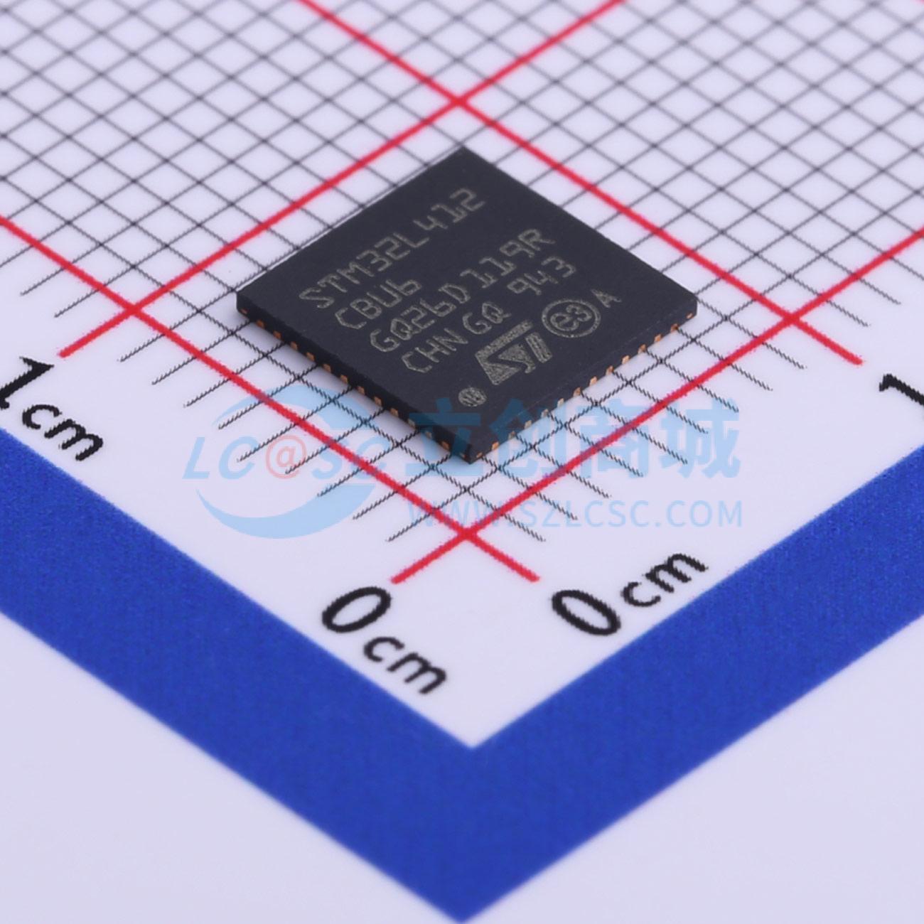 Vi điều khiển MCU STM32L412CBU6 STMicroelectronics QFN-48-EP(7x7) - Techcore Việt Nam