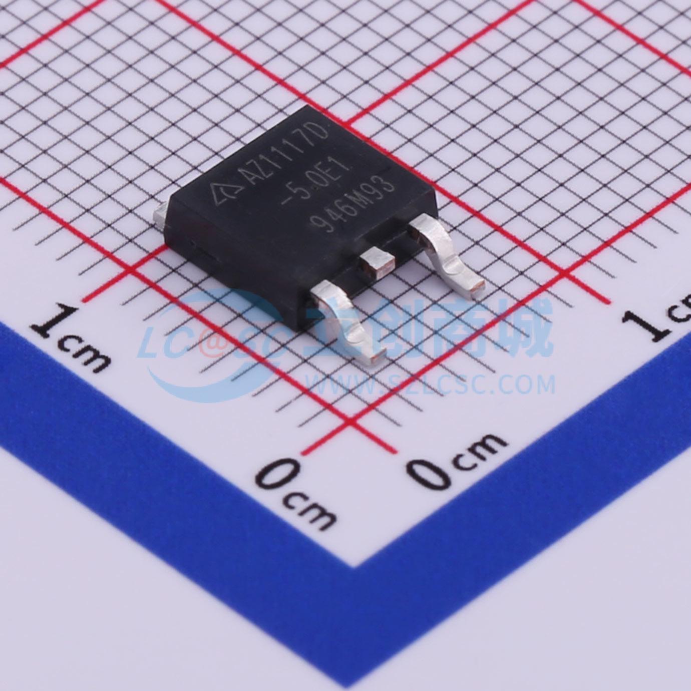 IC ổn áp tuyến tính LDO AZ1117D-5.0TRE1 DIODES TO-252-2 - Techcore Việt Nam