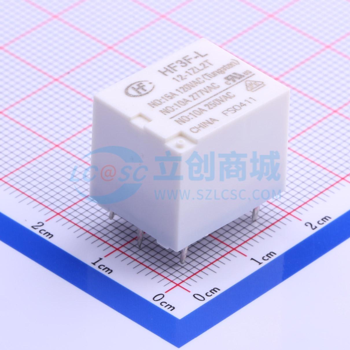 Rơ-le chốt từ HF3F-L-12-1ZL2T HF 12V THT,19x15.2mm - Techcore Việt Nam