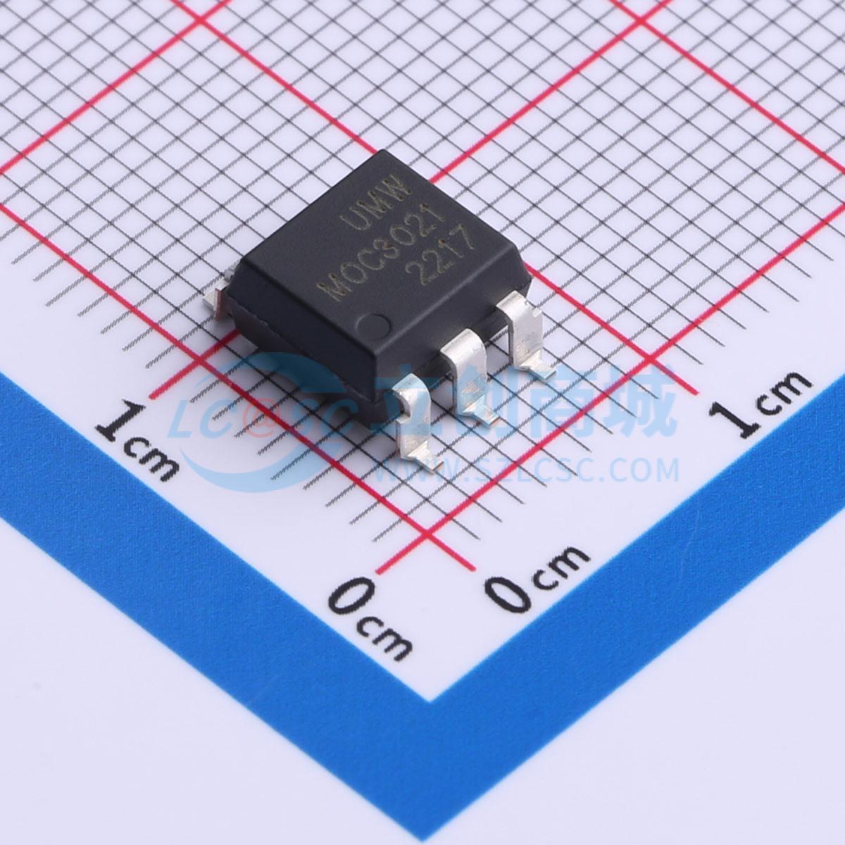 Optocoupler TRIAC MOC3021SM(UMW) SOP-6-6.5mm - Techcore Việt Nam