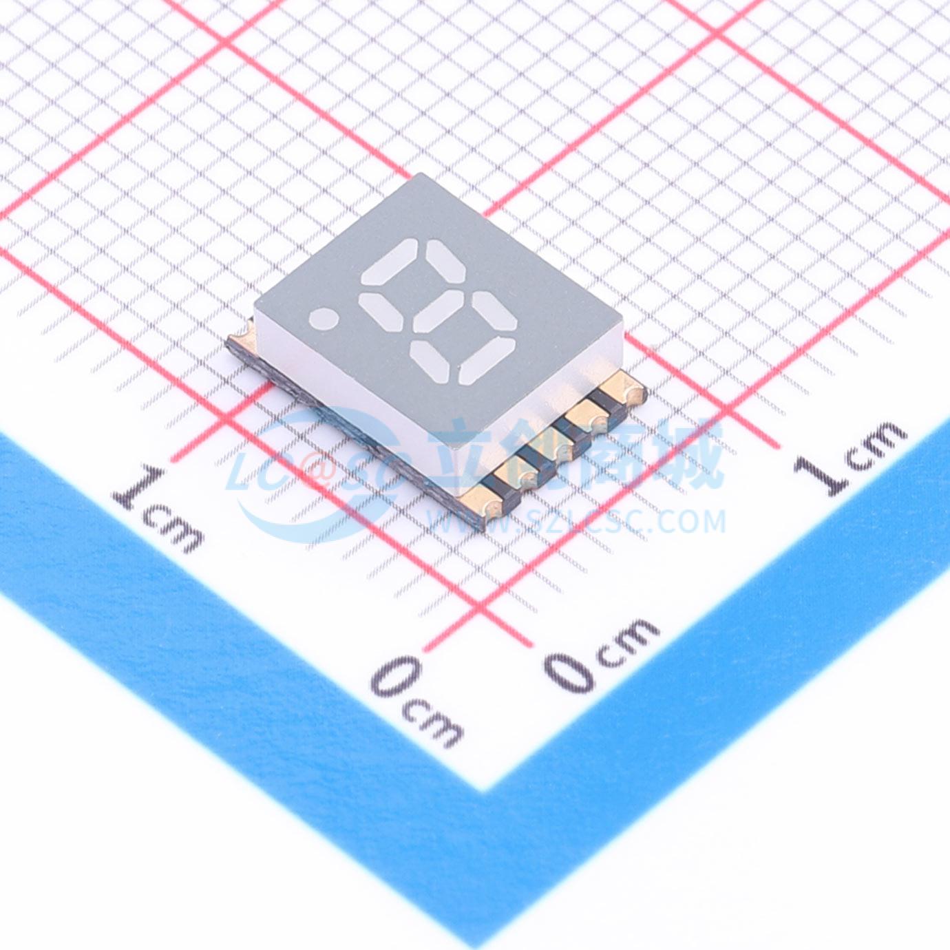 LED 7 đoạn GS2011ASR-G Guangcai Display SMD,10x6.9mm - Techcore Việt Nam