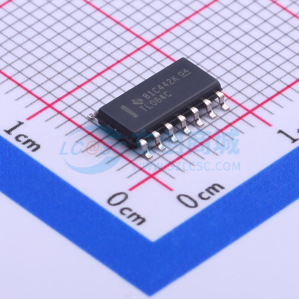 IC Khuếch Đại Thuật Toán Đầu Vào FET TL064CDR Texas Instruments SOIC-14 4 kênh 30 V 1 MHz - Techcore Việt Nam