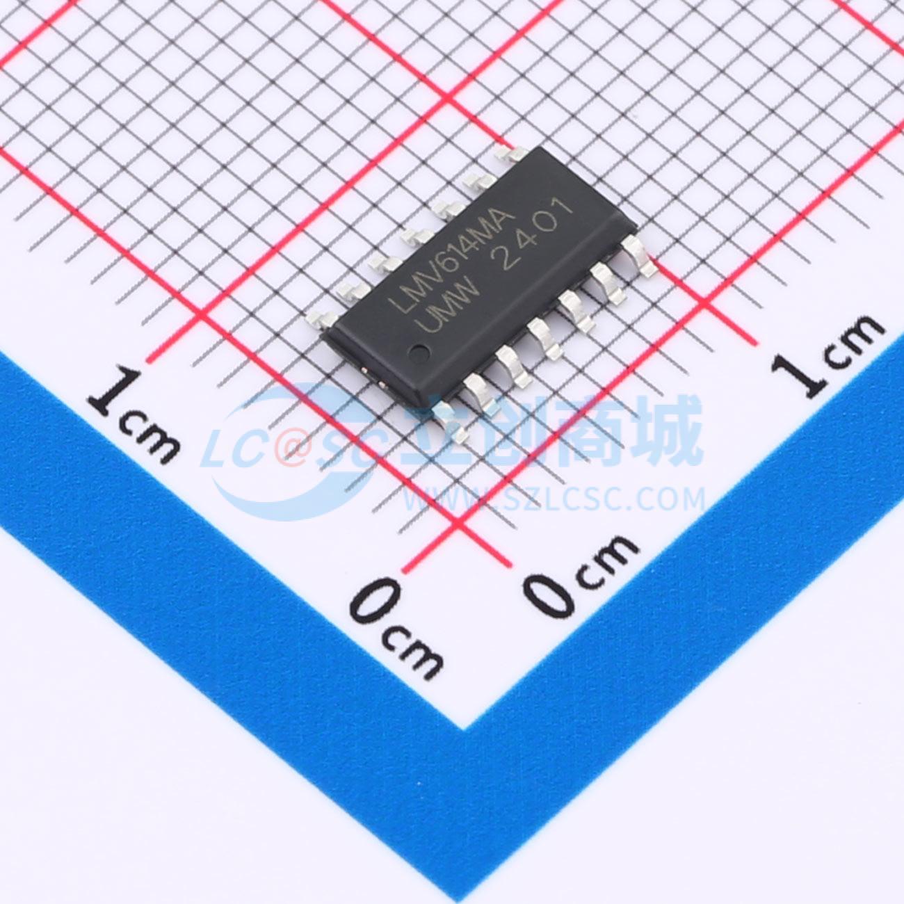 IC Khuếch Đại Thuật Toán LMV614MAX(UMW) SOP-14 4 kênh Rail-to-Rail 1.5 MHz - Techcore Việt Nam