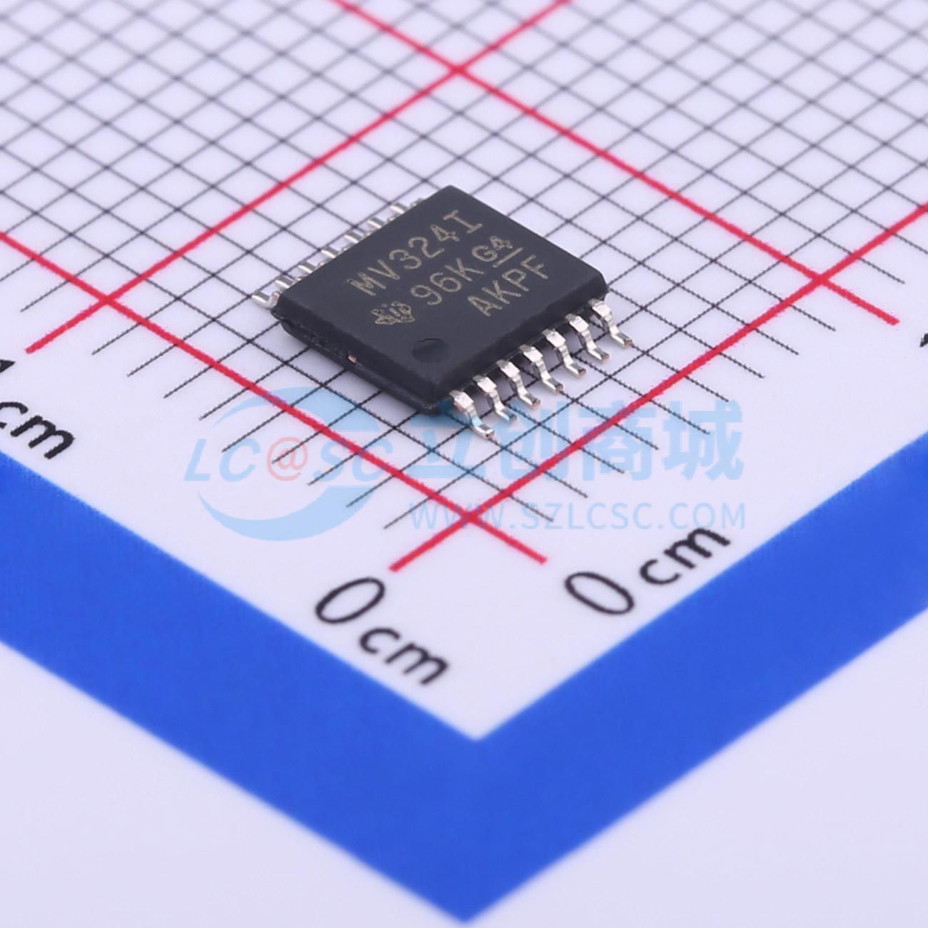 IC Khuếch Đại Thuật Toán LMV324IPWR Texas Instruments TSSOP-14 4 kênh Rail-to-Rail 5.5 V 1 MHz - Techcore Việt Nam