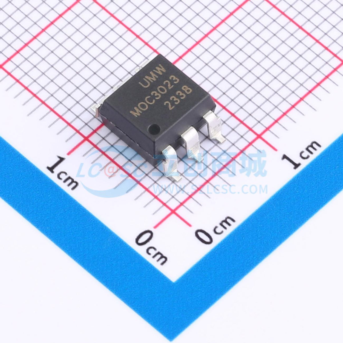 Optocoupler TRIAC MOC3023SM(UMW) SOP-6-6.5mm 400V - Techcore Việt Nam
