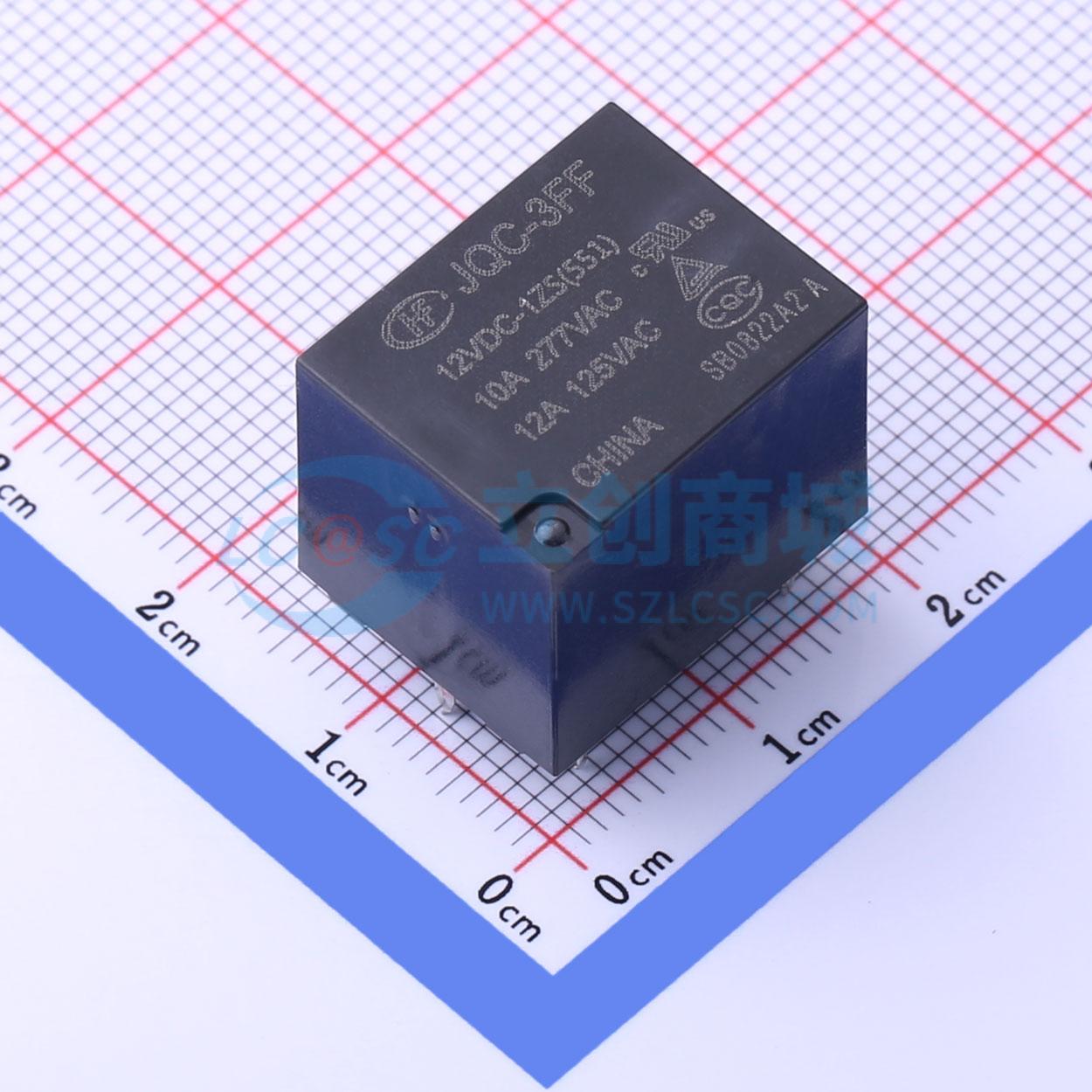 Rơ-le điện tử JQC-3FF/012-1ZS(551) HF THT,19x15.5mm - Techcore Việt Nam