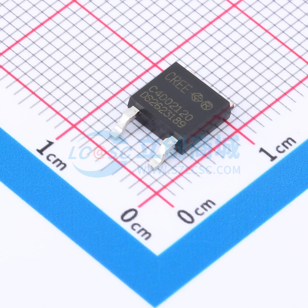 Diode SiC C4D02120E-TR WOLFSPEED TO-252-2 1.8V@2A - Techcore Việt Nam