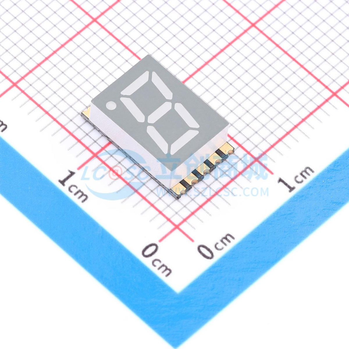 LED 7 đoạn GS3011CSR-G Guangcai Display SMD,12x7.3mm - Techcore Việt Nam