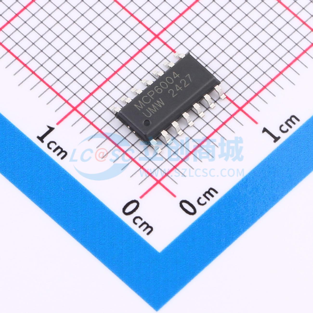 IC Khuếch Đại Thuật Toán MCP6004T-I/SL(UMW) SOP-14 4 kênh Rail-to-Rail 1 MHz - Techcore Việt Nam