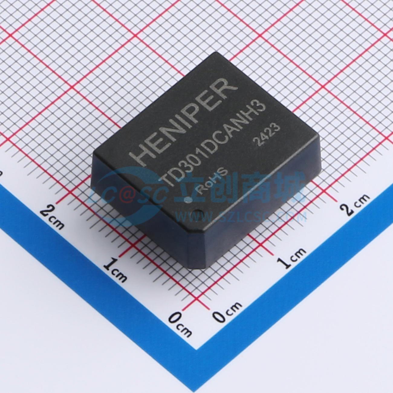 Module Giao Tiếp CAN TD301DCANH3 HENIPER Xuyên lỗ-7P 19.5x16.5mm - Techcore Việt Nam