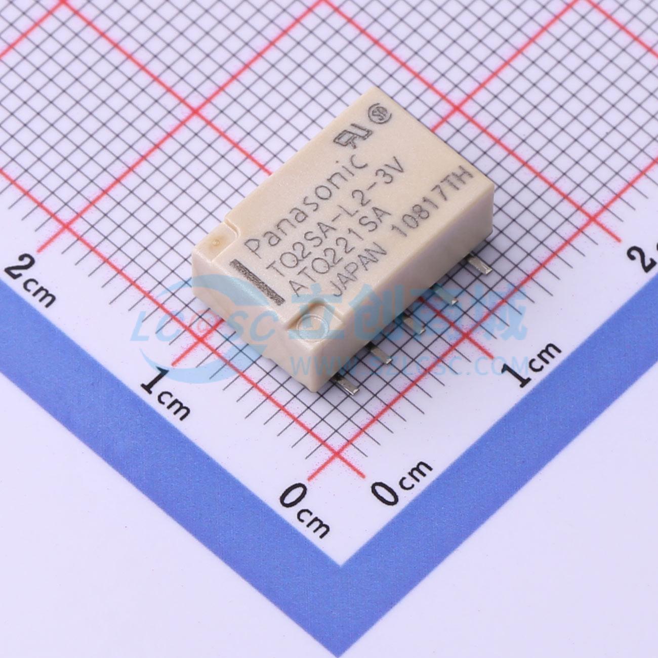 Rơ-le điện tử TQ2SA-L2-3V PANASONIC 3V SMD,14x9mm - Techcore Việt Nam