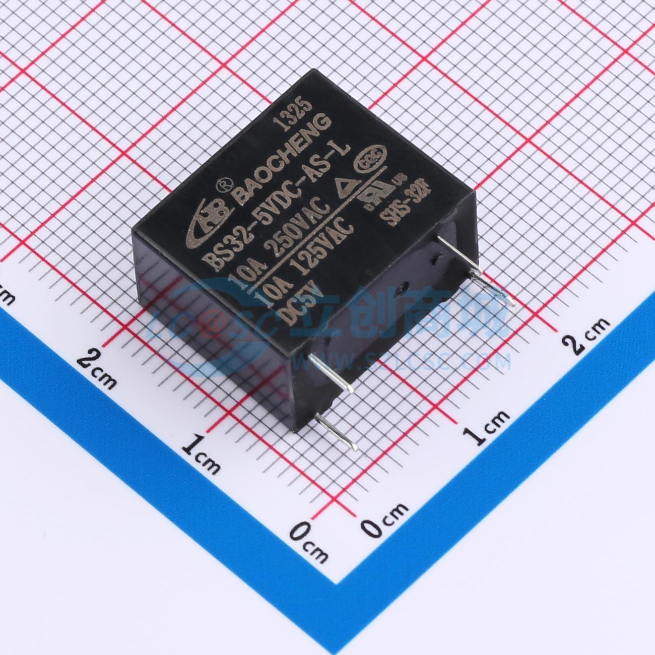 Rơ-le điện tử BS32-5VDC-AS-L(0.2W) 10A NBC 5V THT - Techcore Việt Nam