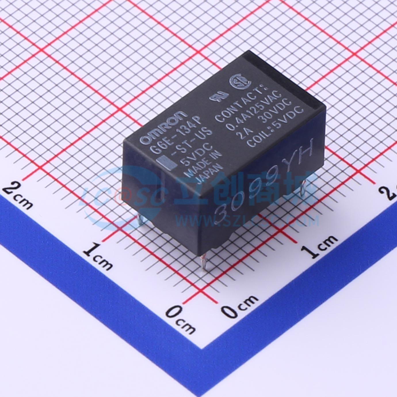 Rơ-le điện tử G6E-134P-ST-US-DC5 OMRON 5V THT,15.9x9.9mm - Techcore Việt Nam