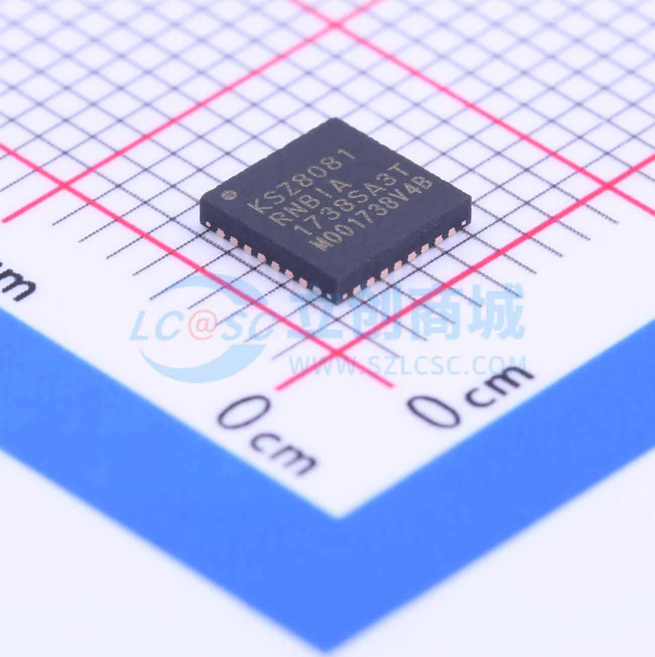 IC giao tiếp KSZ8081RNBIA-TR MICROCHIP QFN-32-EP(5x5) - Techcore Việt Nam