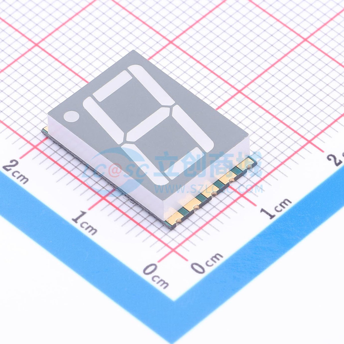LED 7 đoạn GS5612CSR-G Guangcai Display SMD,19x12.5mm - Techcore Việt Nam