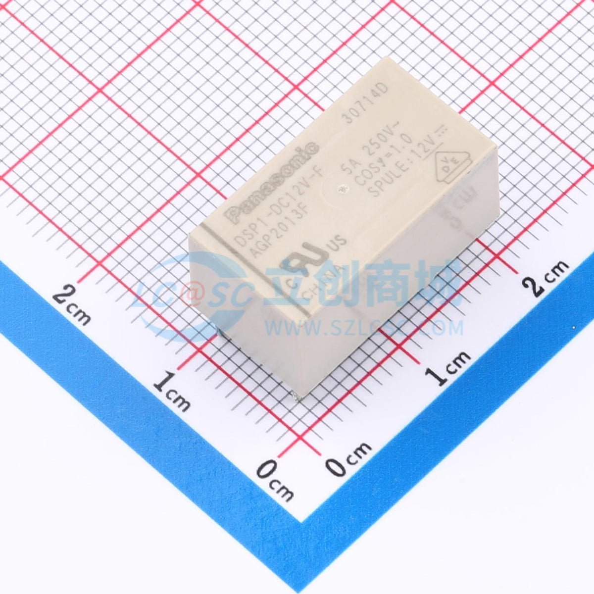 Rơ-le công suất DSP1-DC12V-F PANASONIC 12V DIP,20.2x11mm - Techcore Việt Nam