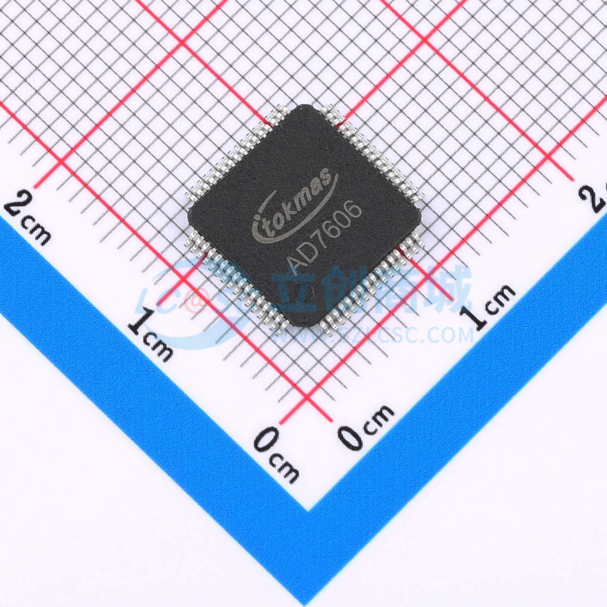 IC ADC AD7606BSTZ(TOKMAS) LQFP-64(10x10) - Techcore Việt Nam