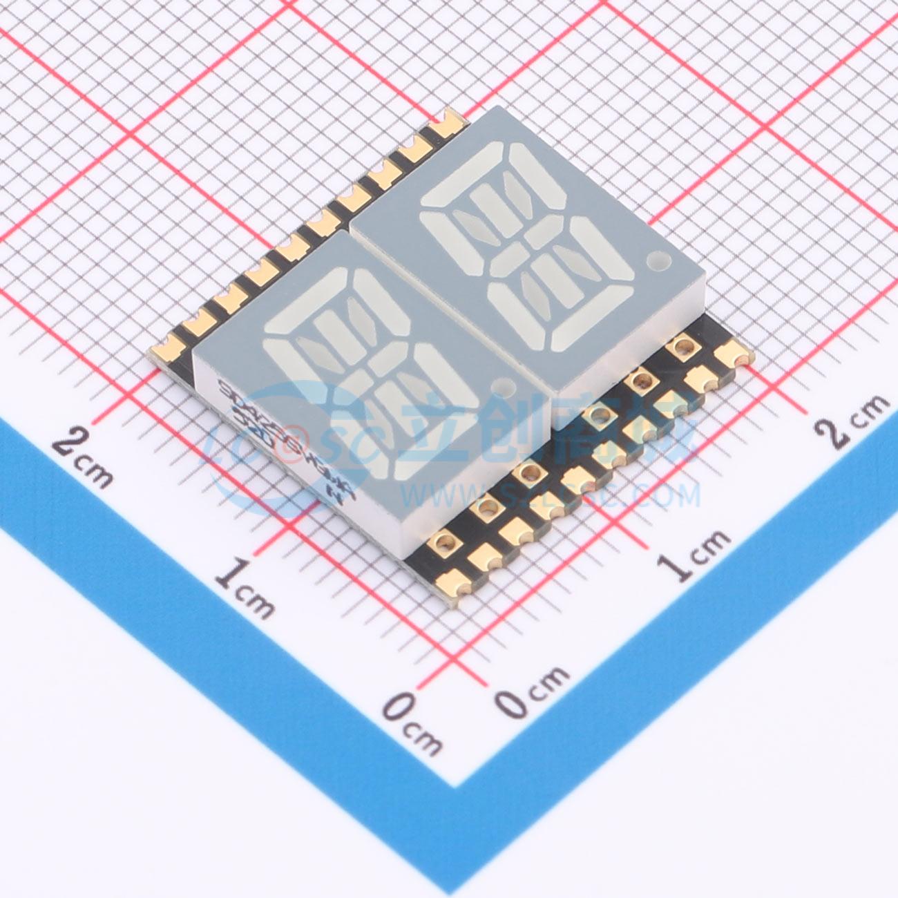 LED 7 đoạn ELSD-425SYGWA/E2/S290-C EVERLIGHT SMD,19x18.8mm Cathode chung - Techcore Việt Nam