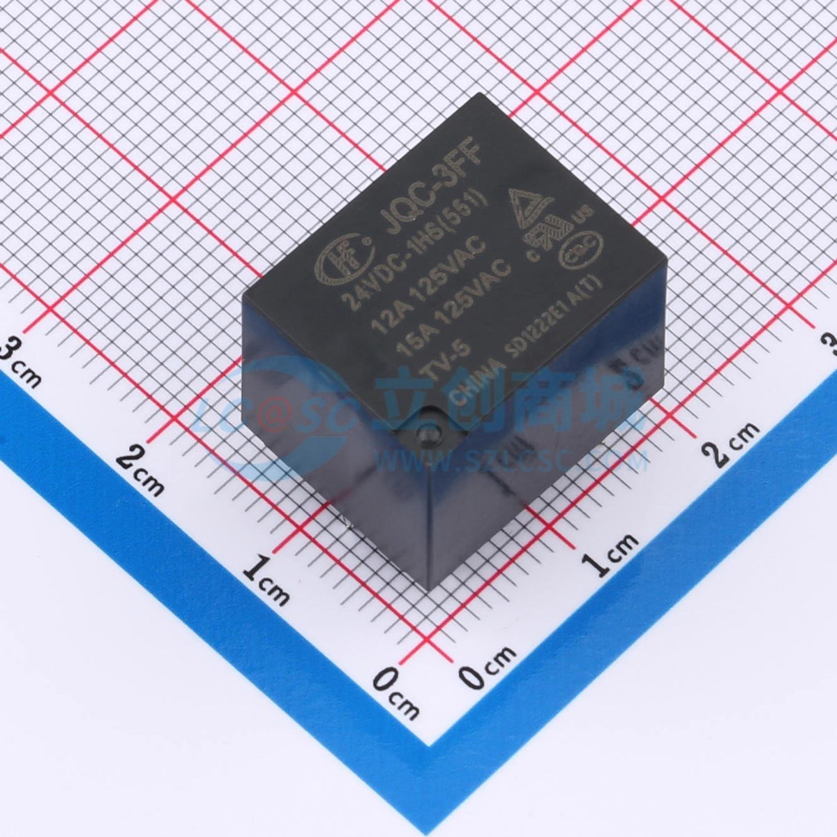 Rơ-le điện tử JQC-3FF/024-1HS(551) HF THT,19x15.5mm - Techcore Việt Nam