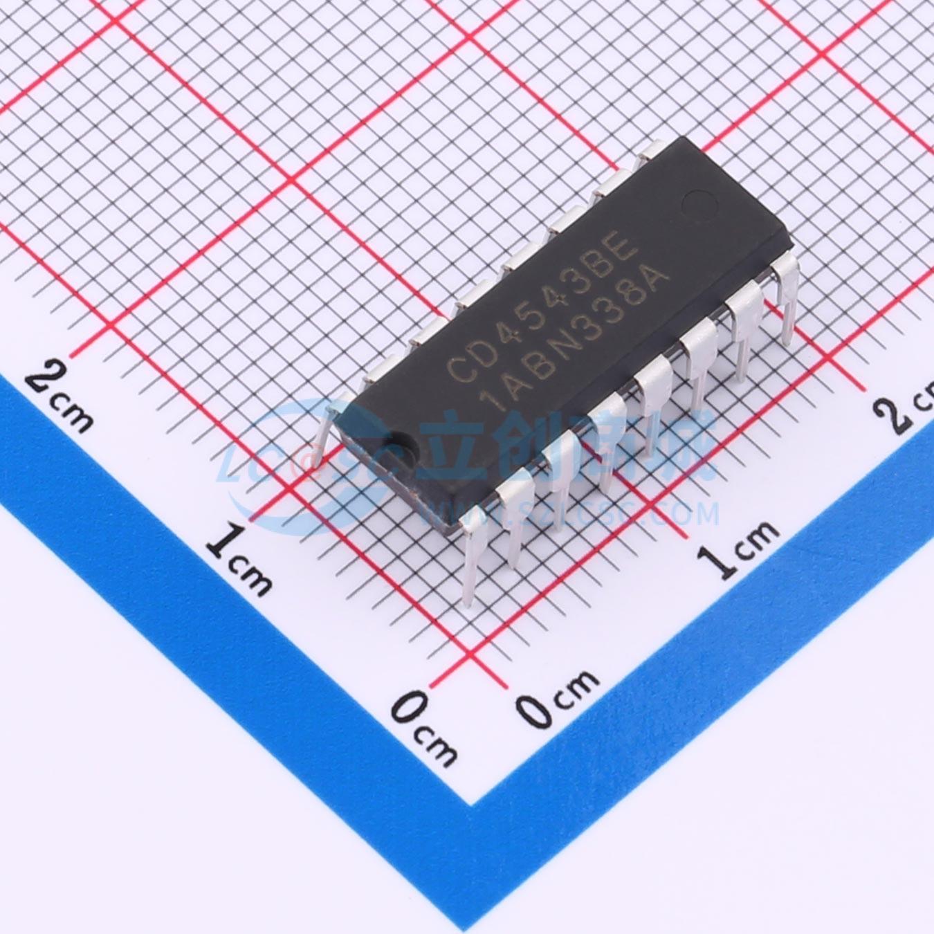 IC điều khiển LED CD4543BE(LX) LX DIP-16 1V - Techcore Việt Nam