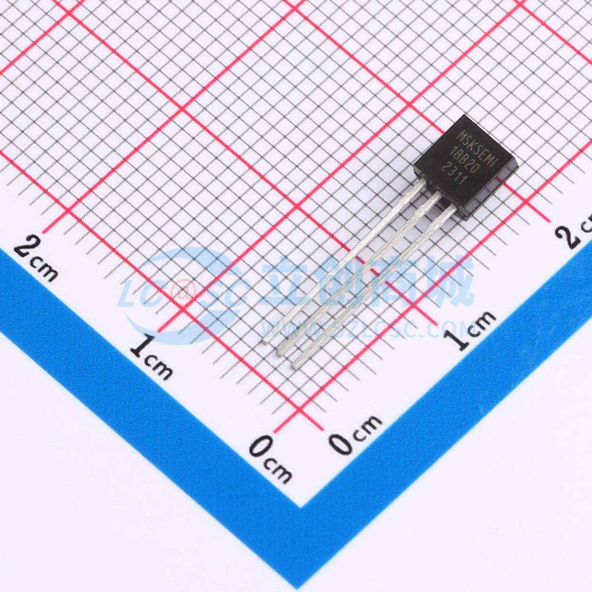 Cảm biến nhiệt độ DS18B20-MS MSKSEMI TO-92 -55°C~+125°C 2.5V~5.5V - Techcore Việt Nam