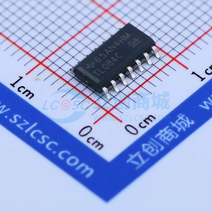 IC Khuếch Đại Thuật Toán Đầu Vào FET TL084CDR Texas Instruments SOIC-14 4 kênh 30 V 3 MHz - Techcore Việt Nam