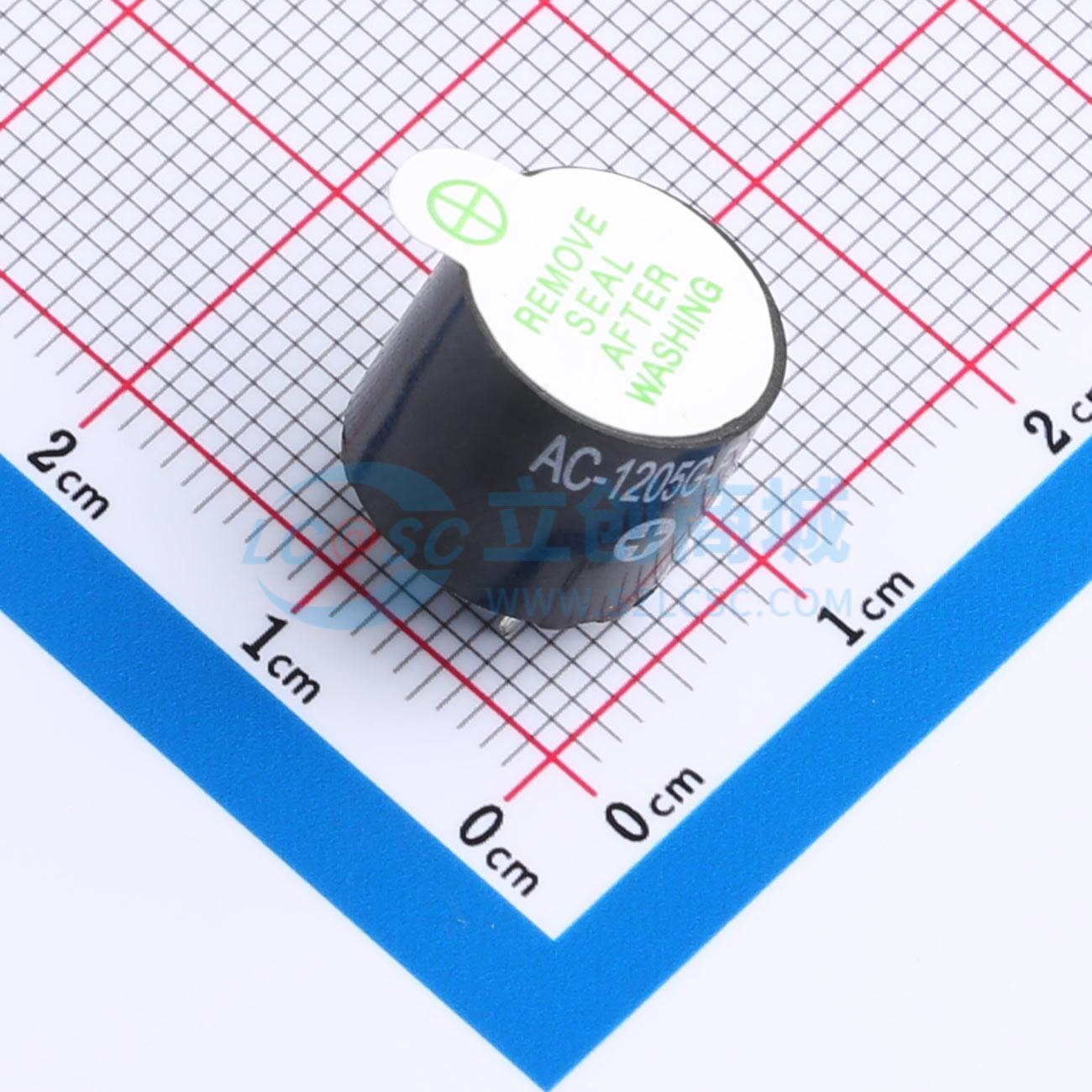 Còi buzzer AC-1205G-F1 Dragonstate Xuyên lỗ,D12xL10mm - Techcore Việt Nam