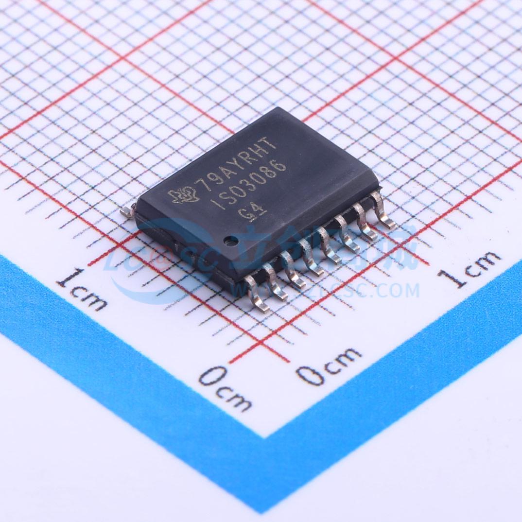 IC Thu Phát RS485/RS422 Cách Ly ISO3086DWR TI SOIC-16-300mil 20Mbps - Techcore Việt Nam
