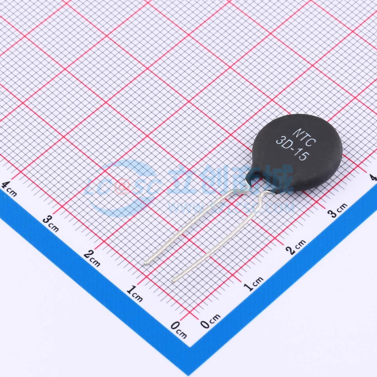 Điện trở nhiệt NTC NTC 3D-15 RUILON Xuyên lỗ, P=7.5mm 3Ω - Techcore Việt Nam