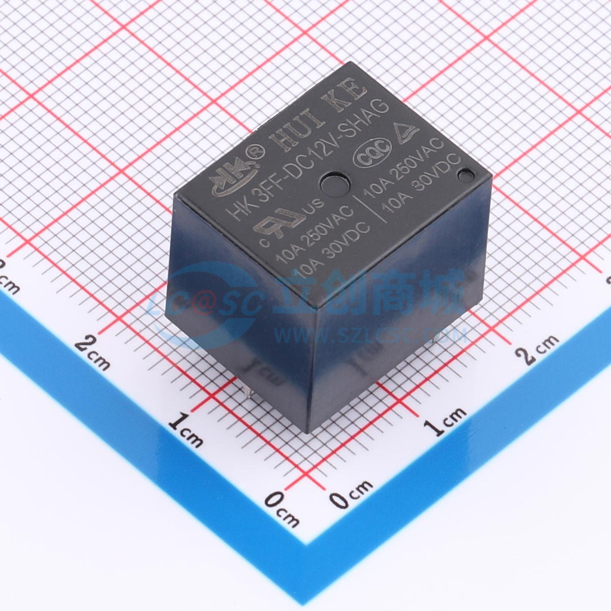 Rơ-le điện tử HK3FF-DC12V-SHAG HUIKE 12V THT - Techcore Việt Nam