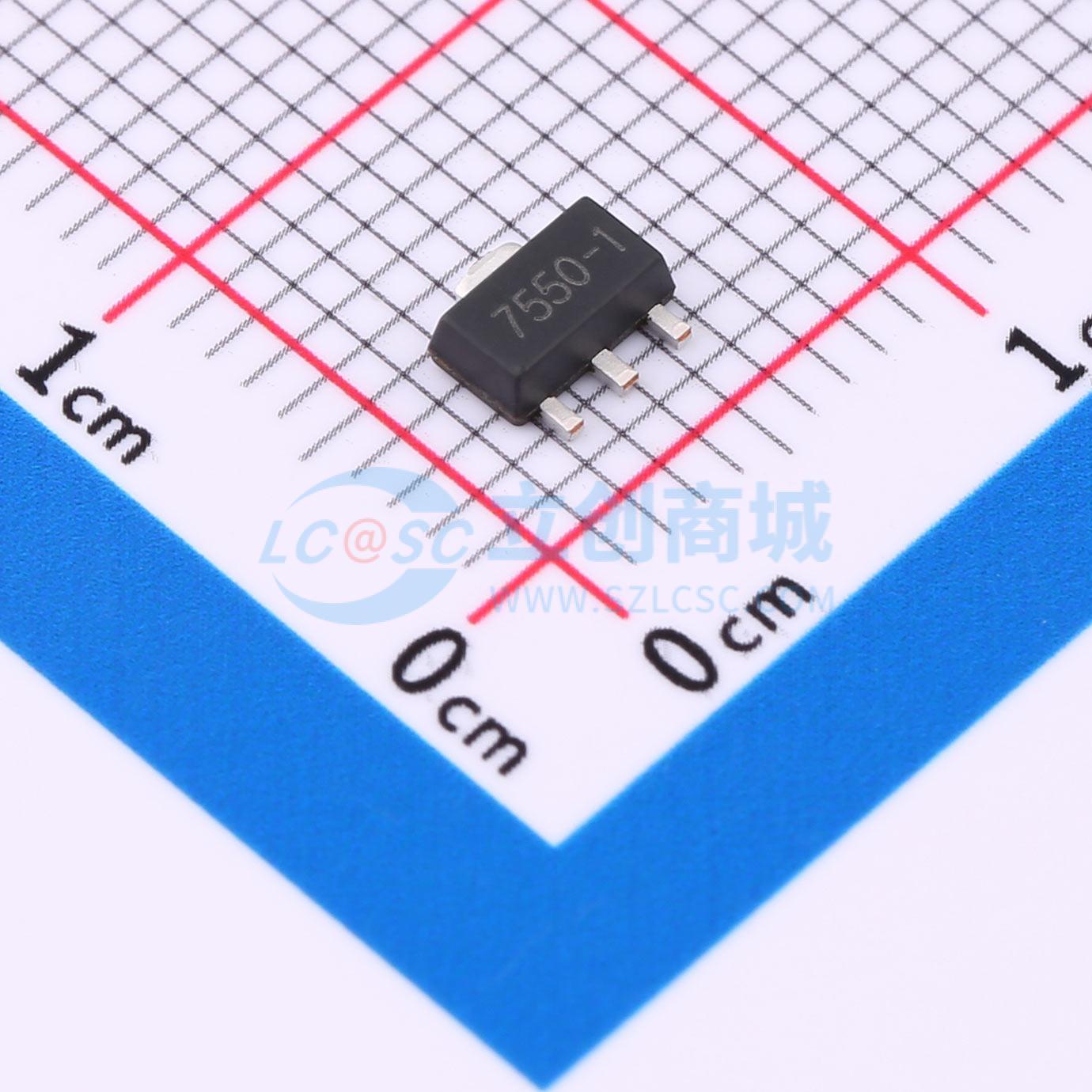 IC ổn áp tuyến tính LDO HT7550-1 GOODWORK SOT-89 - Techcore Việt Nam