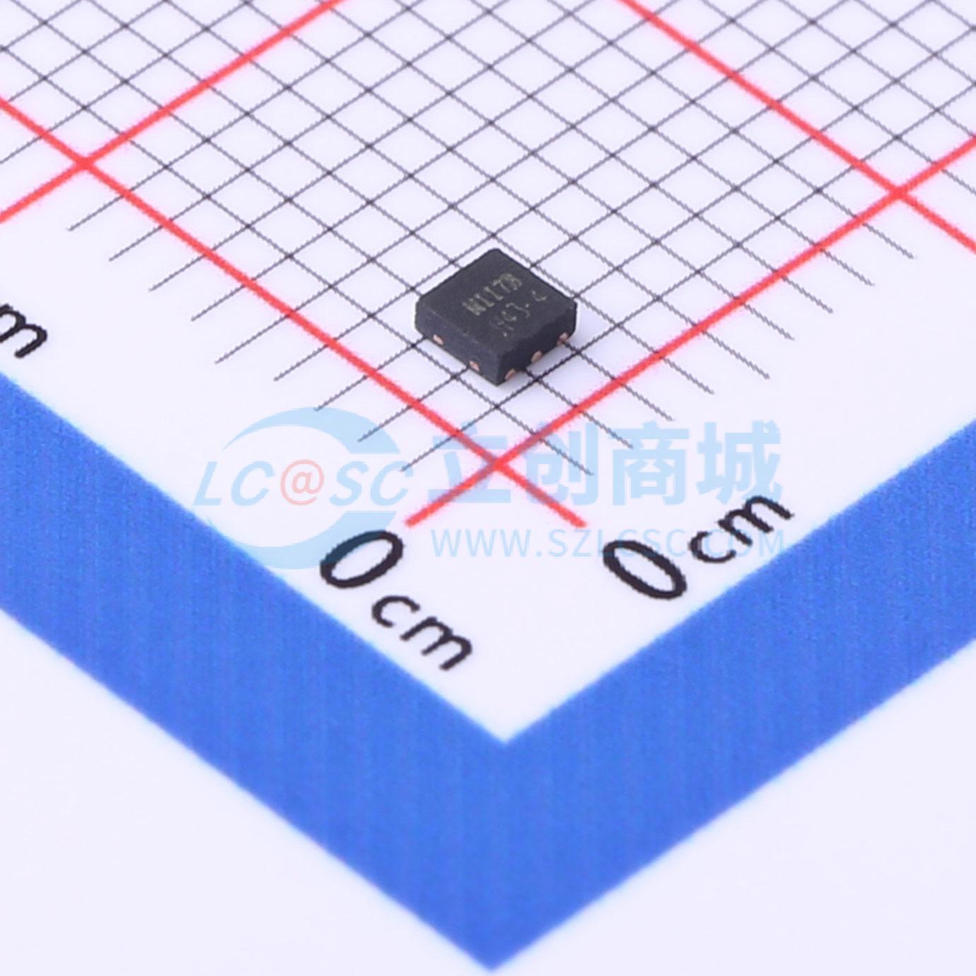 Cảm biến nhiệt độ M117B Mysentech DFN-6L(2x2) -70°C~+150°C 1.8V~5.5V - Techcore Việt Nam