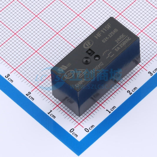 Rơ-le công suất HF115F/024-2ZS4B HF 24V DIP,12.7x29mm - Techcore Việt Nam