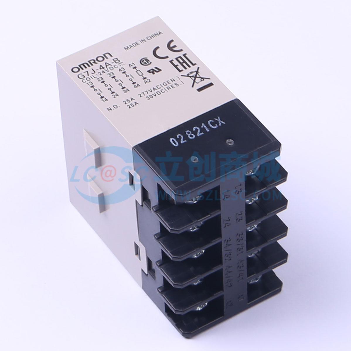 Rơ-le công suất G7J-4A-B DC24 OMRON 24V - Techcore Việt Nam