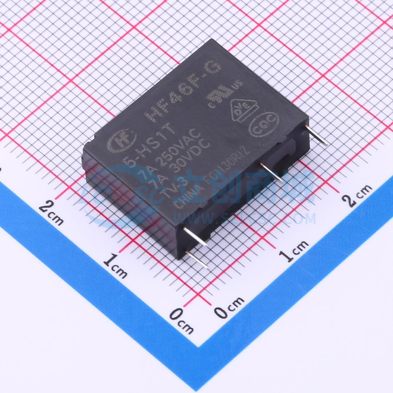 Rơ-le công suất HF46F-G/5-HS1T HF 5V THT,20.5x7mm - Techcore Việt Nam