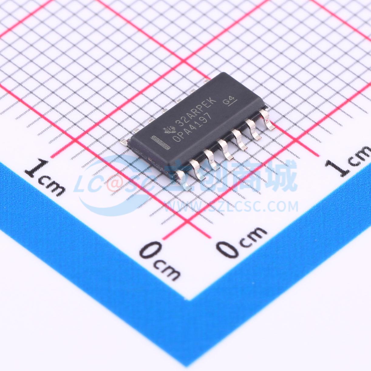 IC Khuếch Đại Thuật Toán Chính Xác OPA4197IDR Texas Instruments SOIC-14 4 kênh Rail-to-Rail 4.5–36 V - Techcore Việt Nam