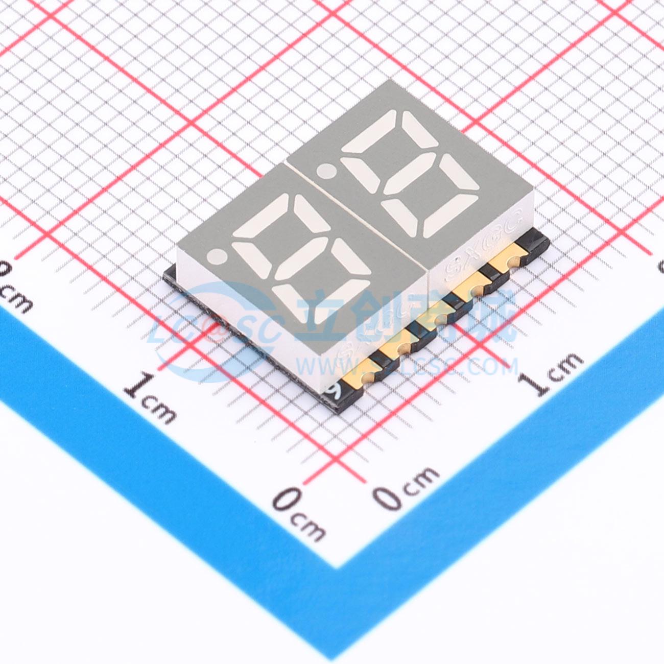 LED 7 đoạn GS2825AR-G Guangcai Display SMD - Techcore Việt Nam