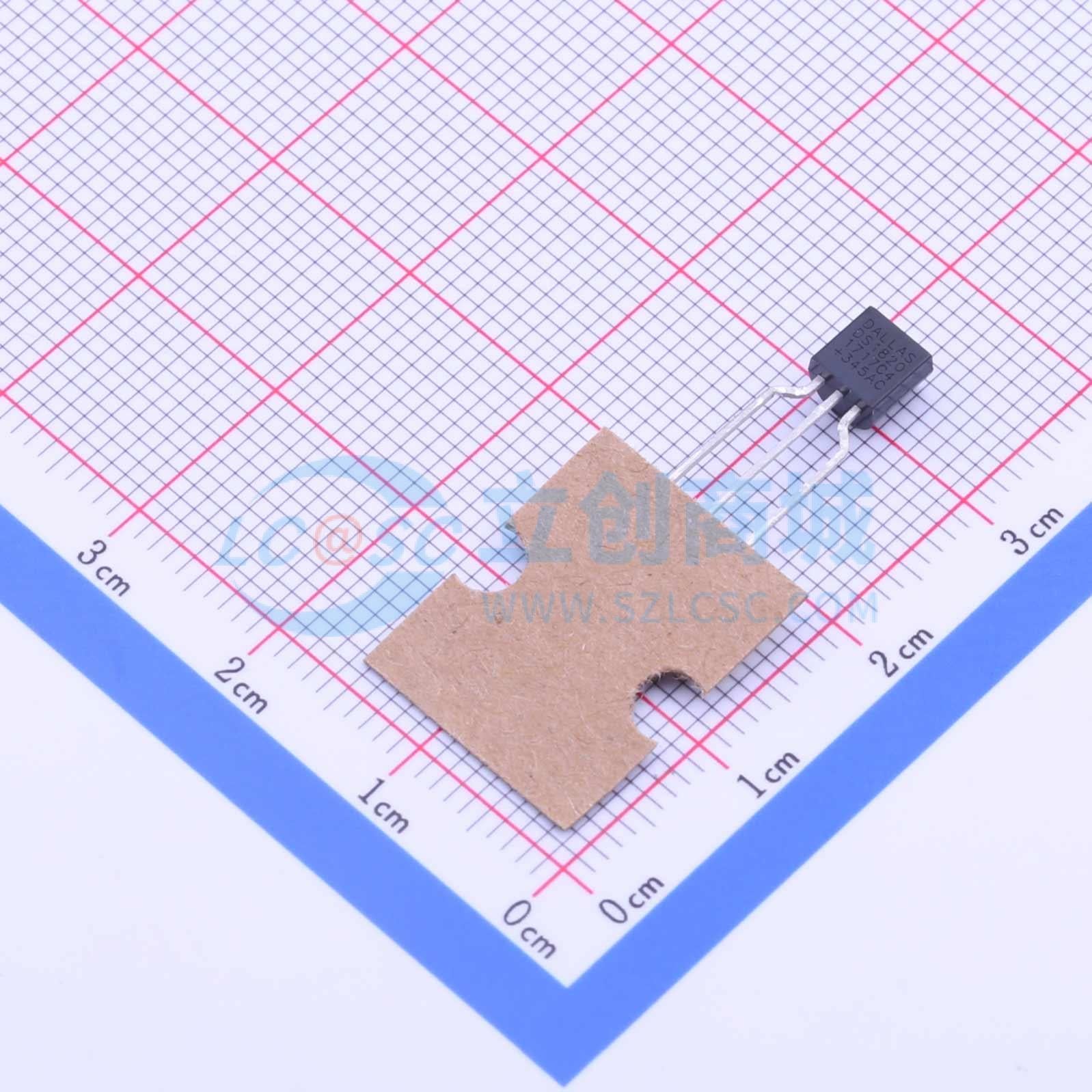 Cảm biến nhiệt độ DS18S20+T&R ADI/MAXIM TO-92-2.54mm 3V~5.5V 1-Wire - Techcore Việt Nam