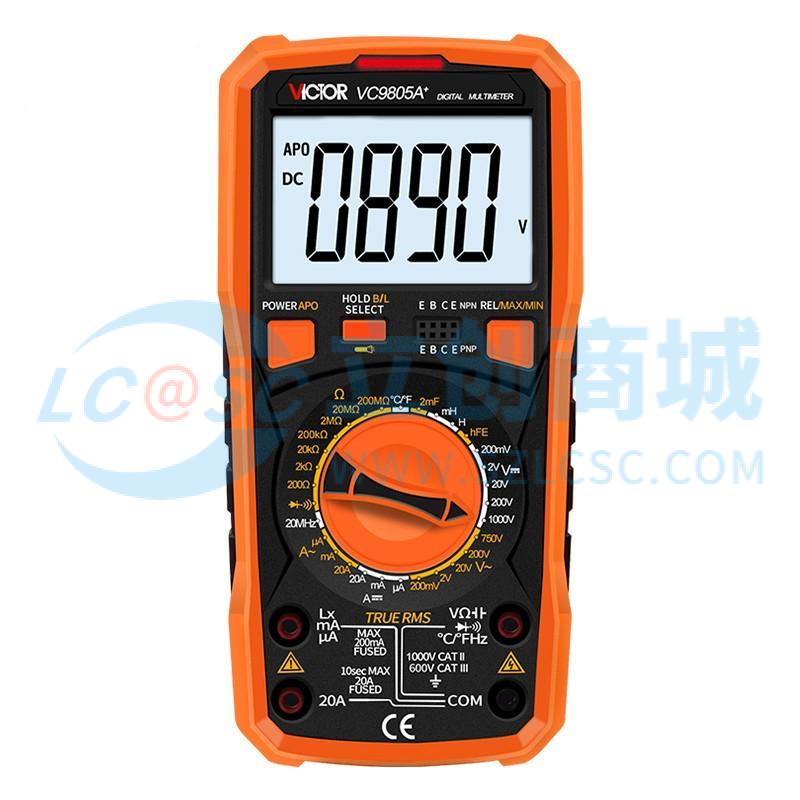 Đồng hồ vạn năng VC9805A+ VICTOR Kiểm tra diode Dùng Cho Đo Kiểm Điện Tử - Techcore Việt Nam