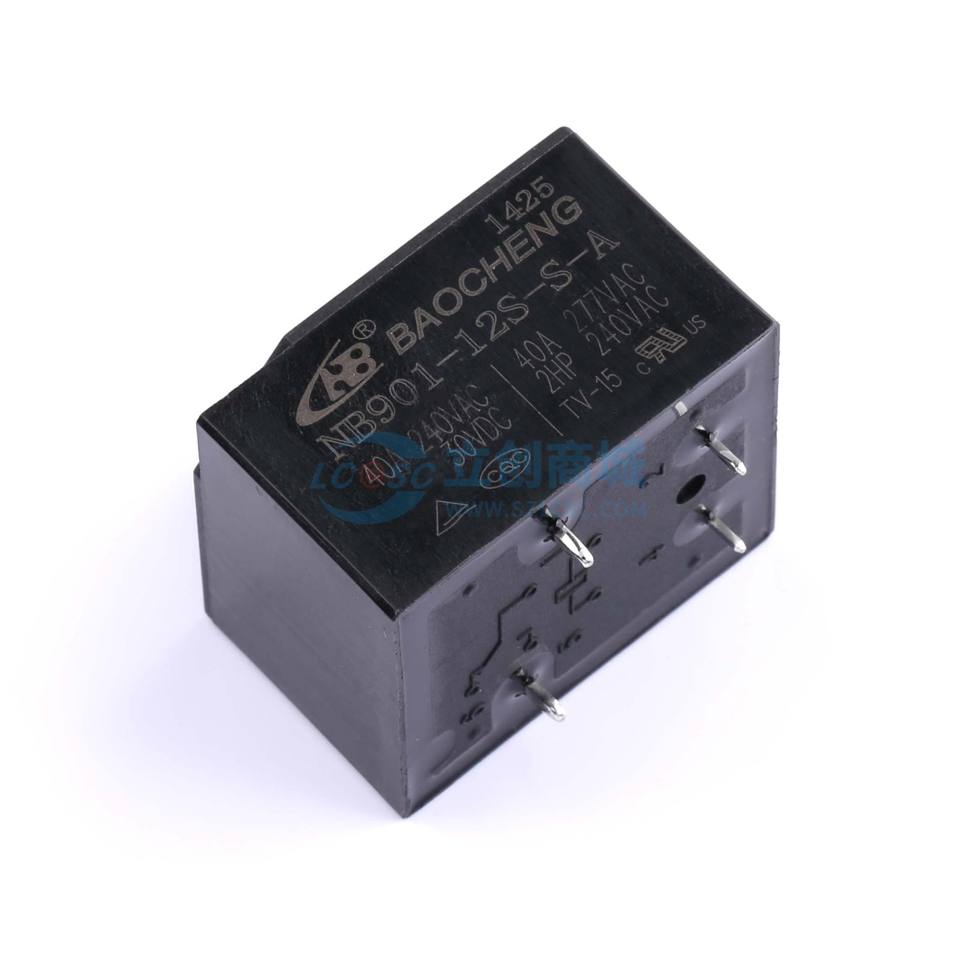 Rơ-le điện tử NB901-12S-S-A 40A NBC 12V THT - Techcore Việt Nam