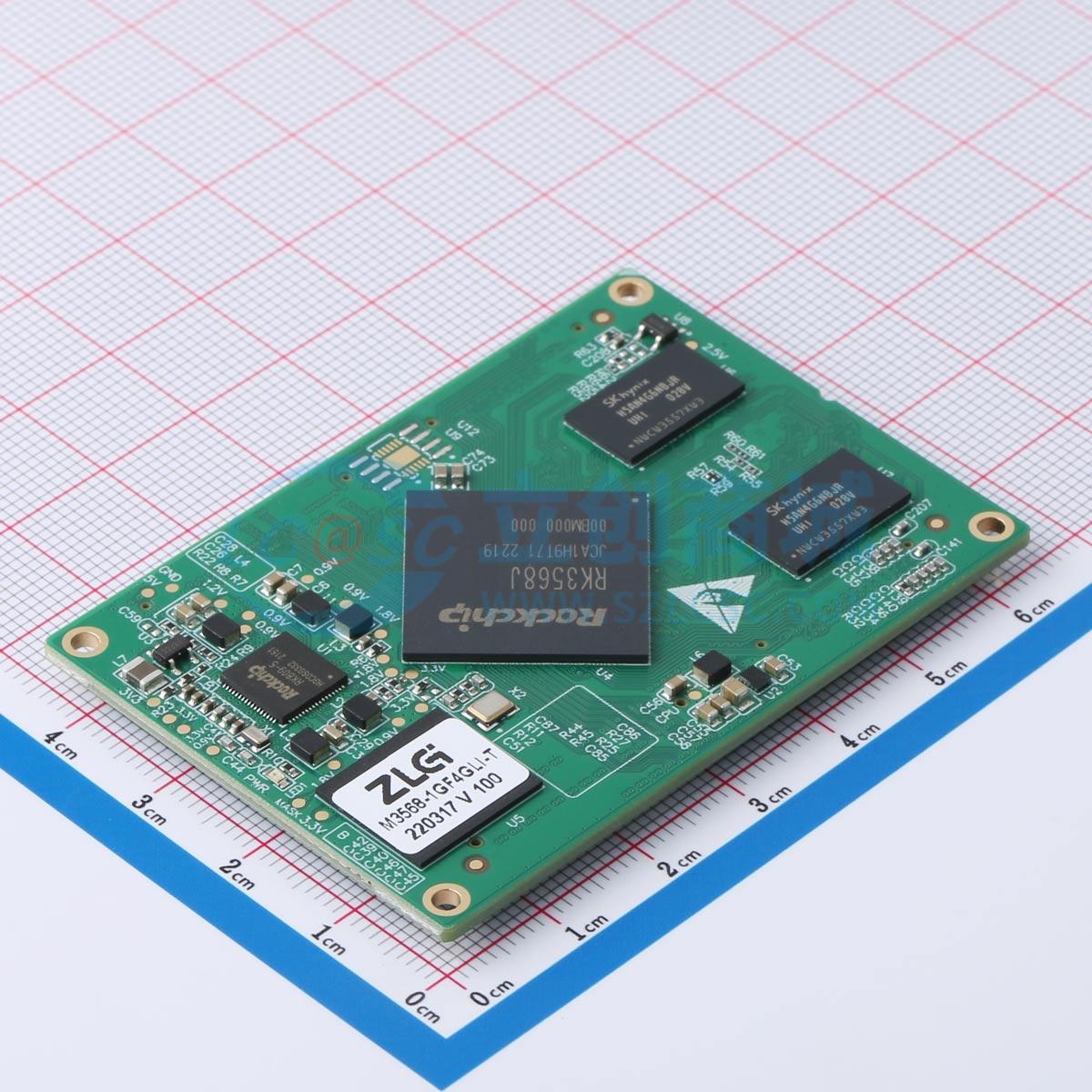 Bo mạch phát triển M3568-1GF4GLI-T ZLG - Techcore Việt Nam