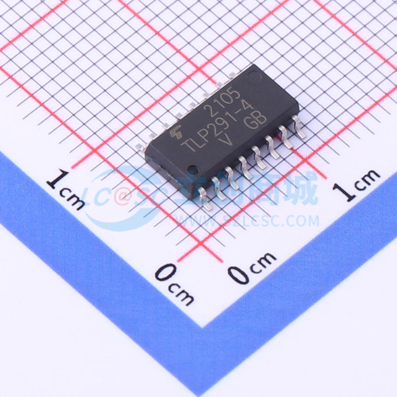 Optocoupler transistor TLP291-4(V4GBTPE TOSHIBA SOP-16-4.4mm 1.2V - Techcore Việt Nam