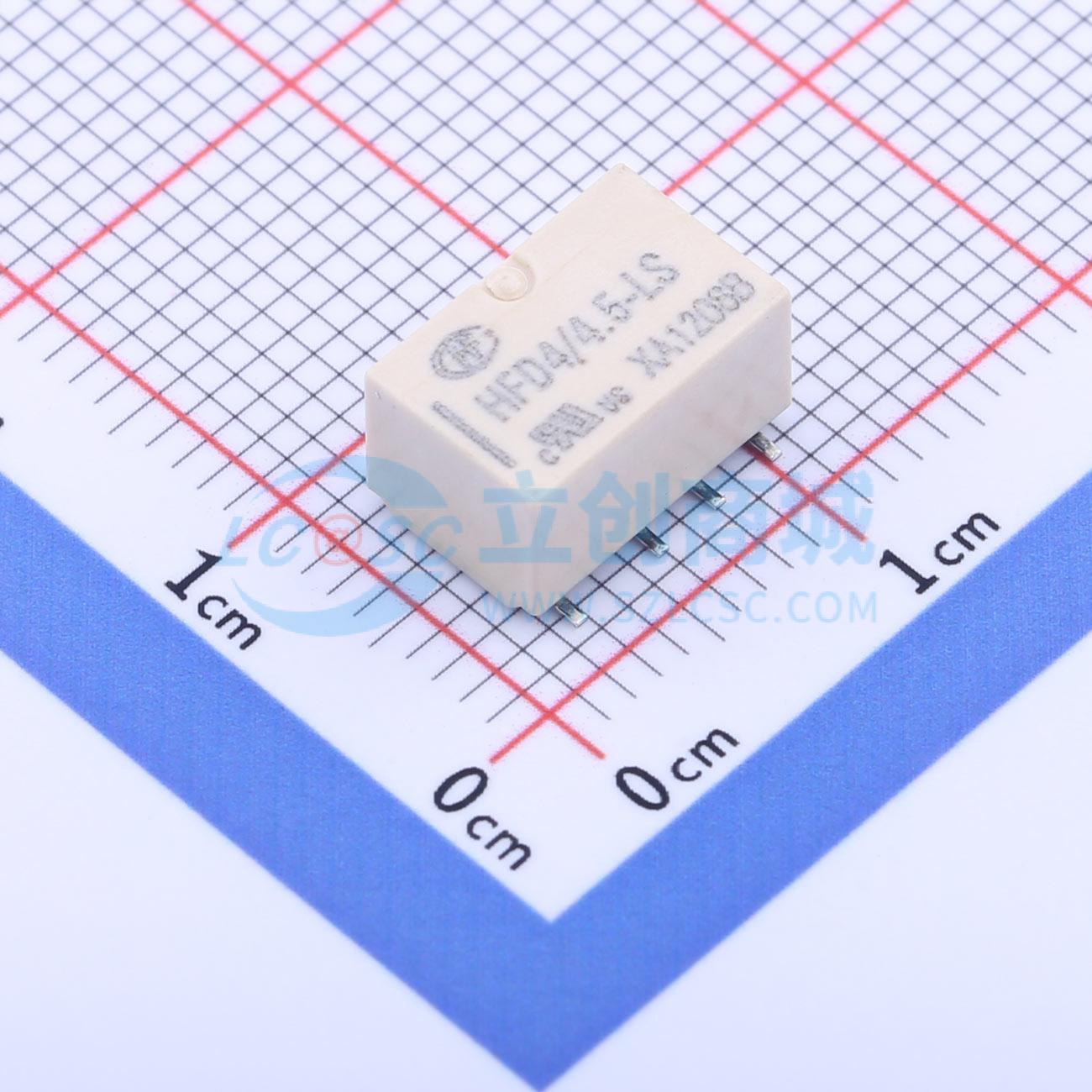 Rơ-le tín hiệu HFD4/4.5-LSR HF 4.5V SMD,10x6.5mm - Techcore Việt Nam