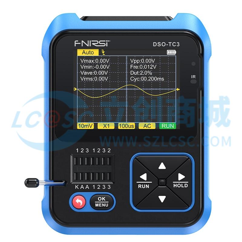 Máy hiện sóng DSO-TC3 FNIRSI Thiết kế di động Dùng Cho Đo Kiểm Điện Tử - Techcore Việt Nam