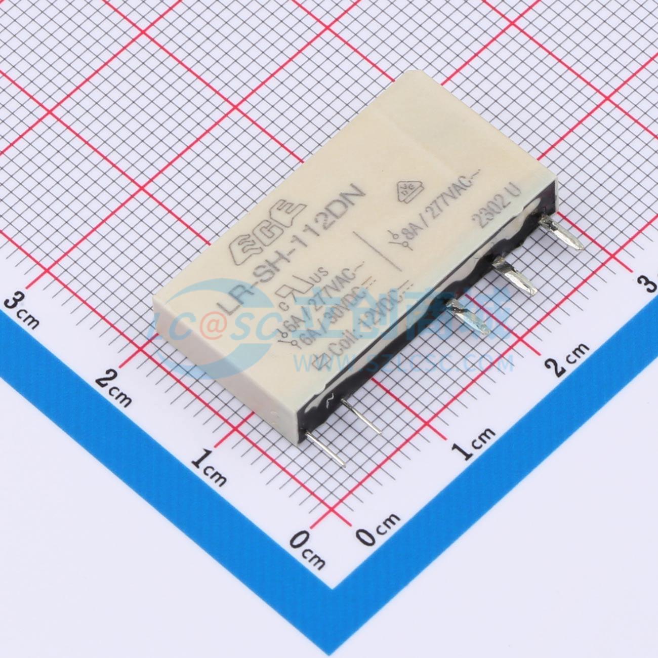 Rơ-le công suất ETR-LR-SH-112DNZ ECE 12V SIP,28x5mm - Techcore Việt Nam