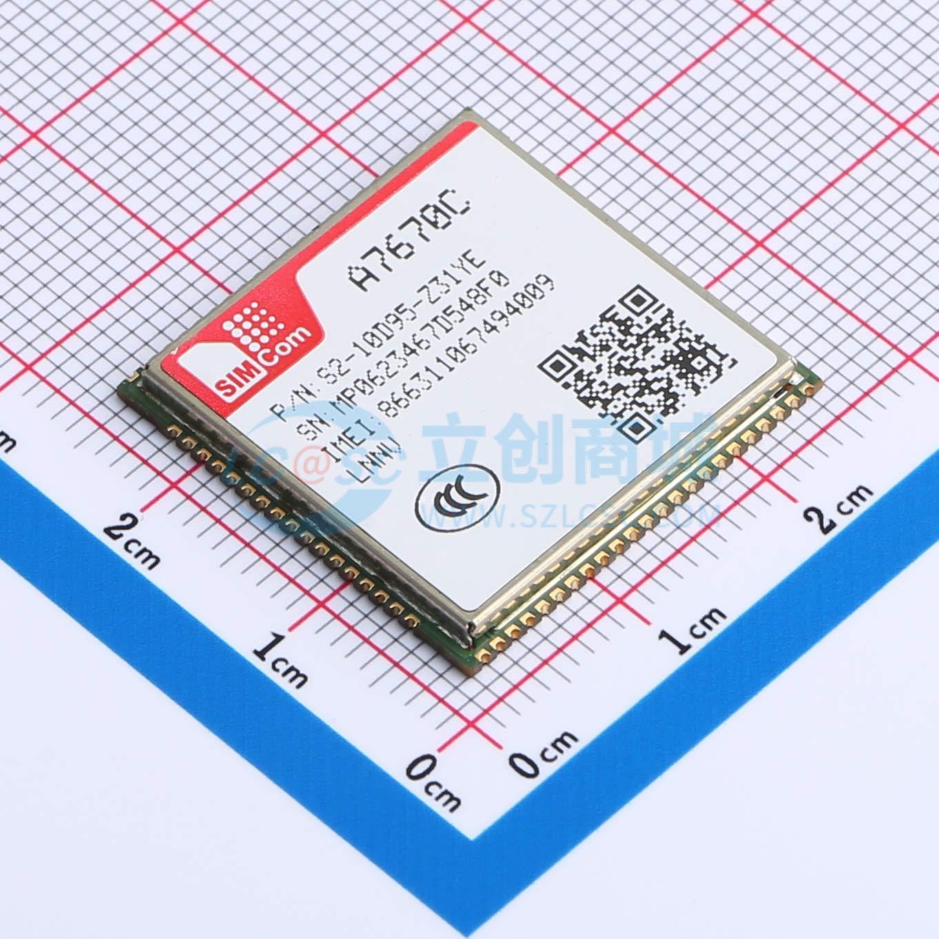 Module Di Động 2G/3G/4G/5G A7670C-LNNV SIMCOM SMD 24x24mm GSM, LTE - Techcore Việt Nam