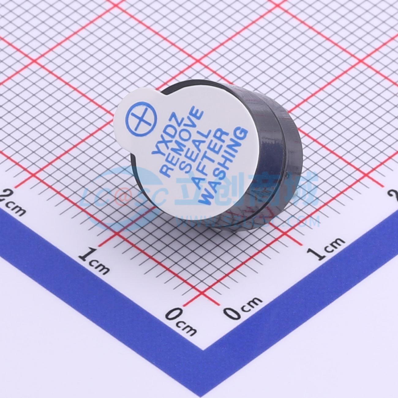 Còi buzzer FT12095-G/5V YUEXIN Xuyên lỗ,D=12mm - Techcore Việt Nam